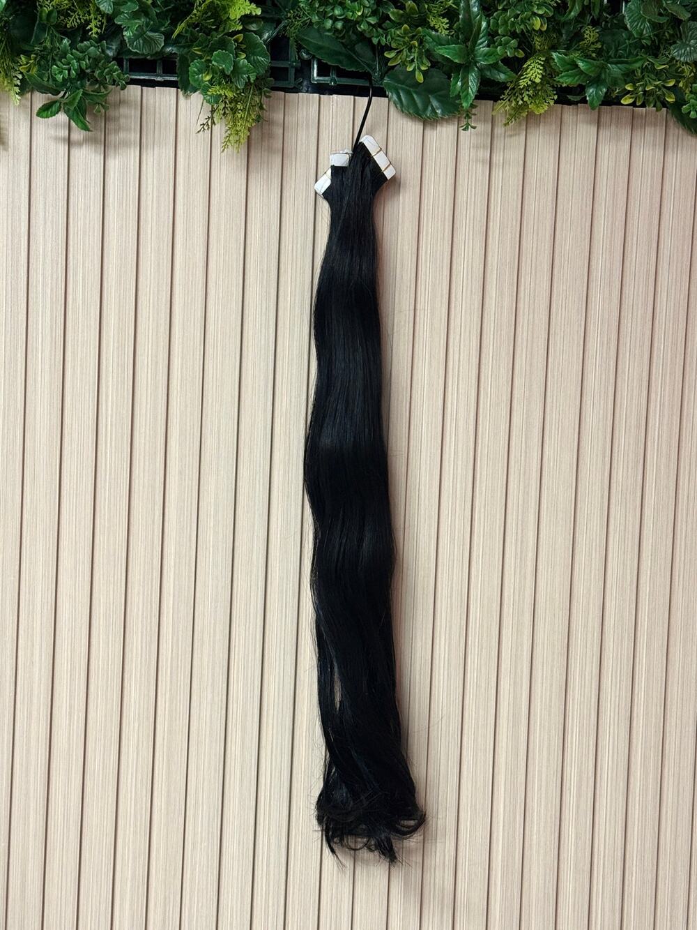Sunny Hair 24in Virgin Human Hair Tape In Extensions Jet Black #1 100g NWT